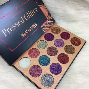 BEAUTY GLAZED™ 15 COLORS GLITTER MAKEUP